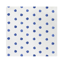 Load image into Gallery viewer, Vietri Blue Dot Paper Cocktail Napkins
