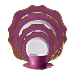 Anna's Palette Purple Orchid Charger by Anna Weatherley