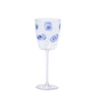 Vietri Drop Blue Wine Glass