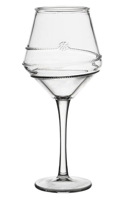 Juliska Amalia Wine Glass - Acrylic