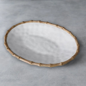 Beatriz Ball Vida Bamboo Large Oval Platter- Melamine