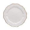 Casafina Impressions Dinner Plate - White/Gold