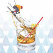 Papersproducts Design Apres Ski Bourbon Paper Cocktail Napkins