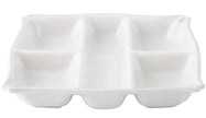Juliska Berry & Thread Scallop Appetizer Platter- Whitewash
